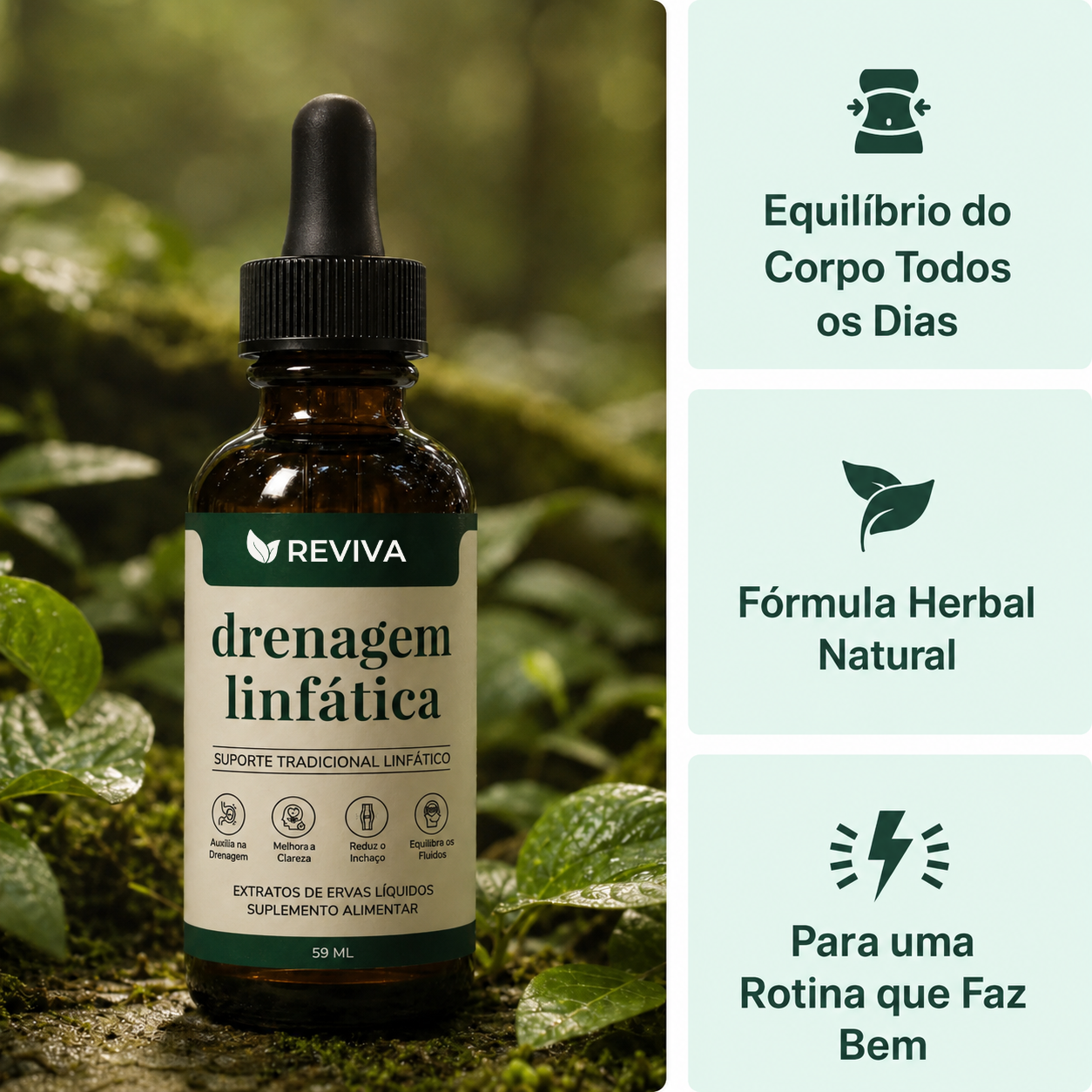 Reviva® Gotas para Drenagem Linfática..